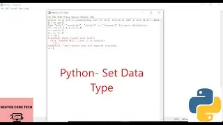 Python- Set Data Type