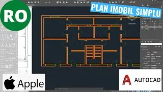 Cum să desenezi un Plan Imobil Simplu în AutoCAD | Macintosh (MacBook)