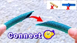 Plumbing Trick!!  - Connecting Water Hose To Hose Without Using Hose Connector