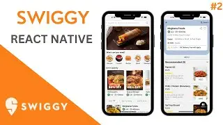 🔴 Let's build a swiggy application (Frontend) with React Native | HomeScreen