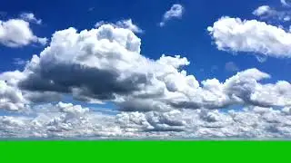 sky and clouds background video , green screen effects, blue sky video background , cloud footage