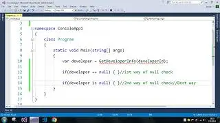 Best way to do null check in C#