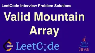 LeetCode in Java - Valid Mountain Array