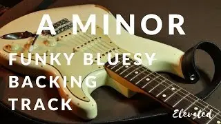 Funky Blues Guitar Backing Track in A Minor