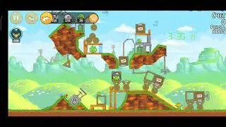 Angry Birds Classic PowerUp Red's Mighty Feathers Normal All Levels 6:18s