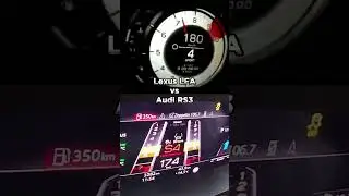 Lexus LFA vs Audi RS3 #shorts #acceleration #supercars #lexus #lfa  #audi #rs3