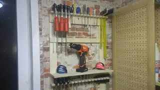 Мастерская. Система хранения. Обустройство мастерской. DIY. Столярная мастерская