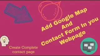 Add Google Maps And Contact Form In WordPress|Elementor tutorial