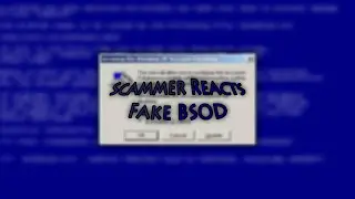 SCAMMER USES FAKE BSOD [and tries to syskey] (Tech Support Scams - 