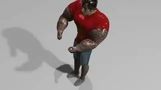 Muscle Growth animation / boy muscle growth transformation