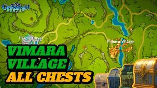 ALL CHESTS NEAR VIMARA VILLAGE! (GUIDE) | Genshin Impact