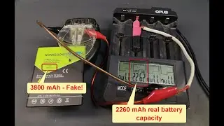 WONKEGONKE 3800 мАч Аккумулятор Тест и открытие спора