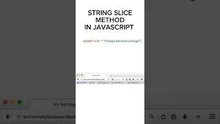 how to use slice() function in javascript 