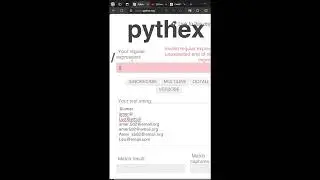 python email regex