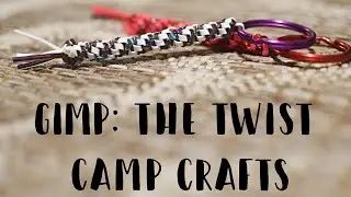 GIMP Boondoggle The Twist Stitch Keychain Lanyard Tutorial