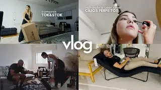 COMPRAS TOK&STOK, DECORAÇÃO NOVA, VOLTANDO A USAR RÍMEL 