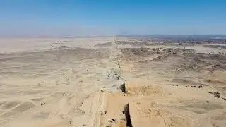 Drone footage reveals The Line megacity under construction in Saudi Arabia