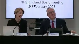 NHS England Board Meeting -  2 February 2023