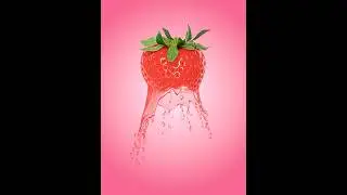 Photoshop 2025 Tips - How to Create Fruit Water Splash Effect 