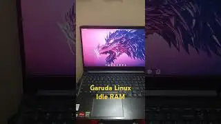 Garuda Linux | Idle RAM | #linux #garuda