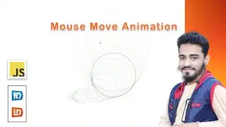 How to Make Mouse Move Animation Using HTML5, CSS3 and JavaScript | With Source Code