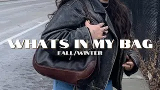 WHATS IN MY BAG for fall/winter | Ferragamo Bag tour