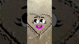 Life Doodles | Heart in the sand 😂 