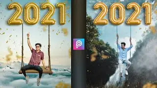 New Year Photo Editing PicsArt | 2021 Photo Editing | PicsArt Photo Editing Tutorial