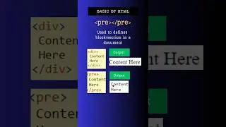 Basic HTML Tags Part 5 | Html Css 