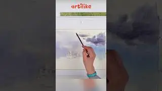 Рисуем летний пейзаж с Галиной Гомзиной в этом видео