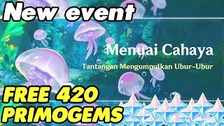 Event Day 1 Menua Cahaya Free 420 Primogems Genshin Impact