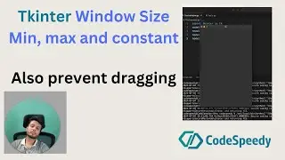 Tkinter window size min, max and constant