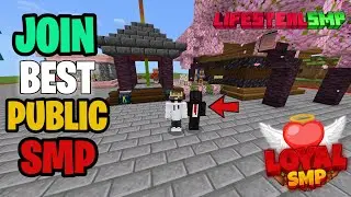 🥁 Join Best Lifesteal Public Smp Server For Minecraft 🪭 | Java + PE | 24/7 Online | Free To Join 🧣