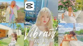 Capcut Filter Preset | Vibrant Effect capcut editing tutorial