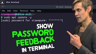 Show Password Feedback in Linux Terminal