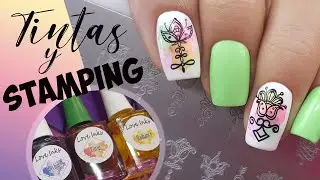 Clase #4 Estampaciòn  bàsica// usando tintas para la decoraciòn/ funnailstatyz💅