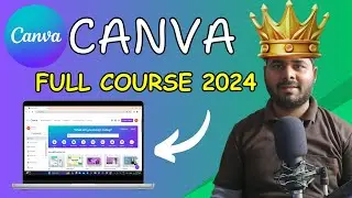 Canva Tutorial For Beginners In Hindi | How To use Canva In 2024 #canva #2024