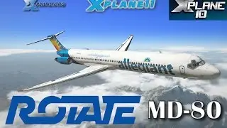 Rotate MD-80 for X-plane 11 & 10