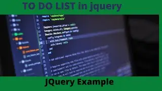 How to make a TODO List using jquery | TODO LIST JQUERY