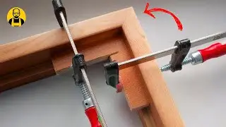Assemble the door frame with a miter saw