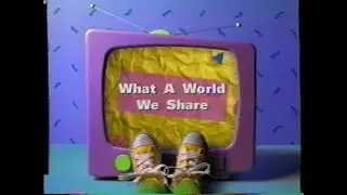Barney's What A World We Share (But the Audio is a Semitone Lower)