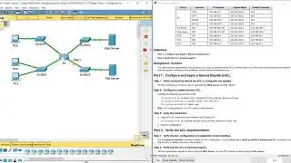 PKT 7.2.1.7 - Configuring Named IPv4 Standard ACLs