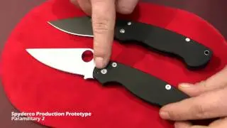 Spyderco Production Prototype - Paramilitary 2