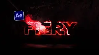 Fiery Text Animation After Effects Tutorial