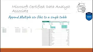 Append Multiple csv files to a table in Power BI