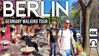 BERLIN, Germany 🇩🇪 Summer 4K Walking Tour in Kreuzberg & Mitte ☀️