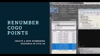 Cogo Points Renumbering in AutoCAD Civil 3D  Step by Step Tutorial