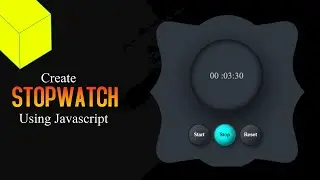 Create a Stopwatch using | HTML CSS & Javascript