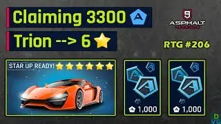 Asphalt 9 | Claiming 3300 Tokens & Trion to 6 stars | RTG 