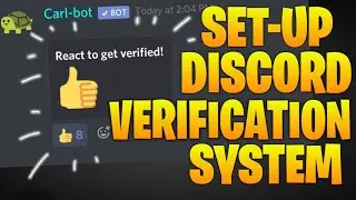 How to Make A Verification System On DISCORD - How to make Discord Server Member Verification System